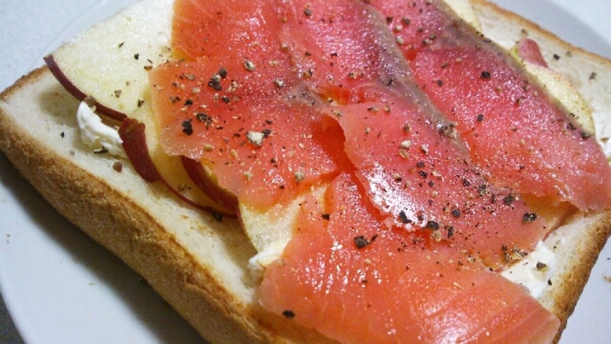 スモークサーモンのオープンサンド レシピ 作り方 By Momonga710 楽天レシピ スモークサーモンのオープンサンド レシピ 作り方 By Momonga710 楽天レシピ