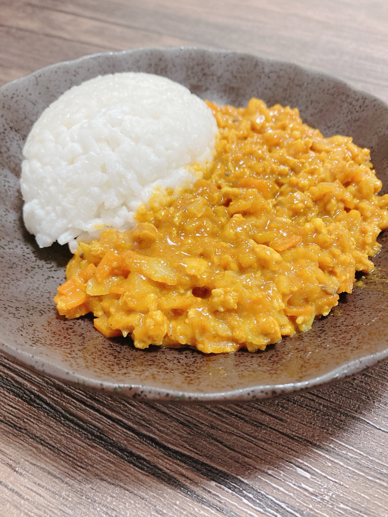 残り物野菜で簡単キーマカレー♪