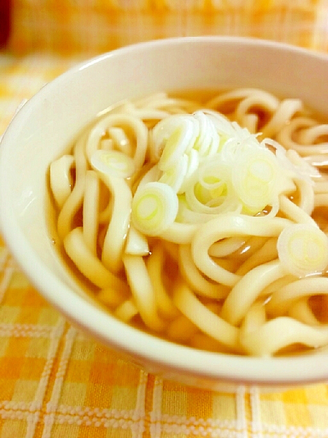 小鍋ひとつでスグ出来る♪一人分の関西風うどん