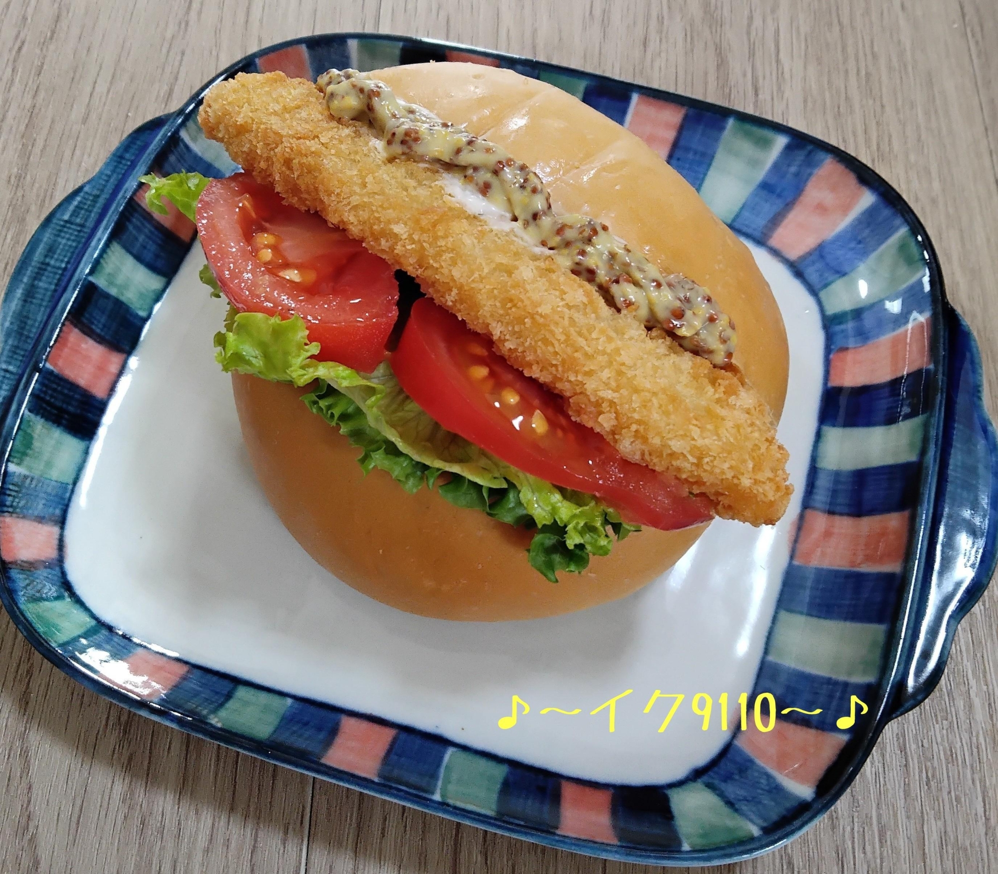 簡単♪野菜フィッシュサンド