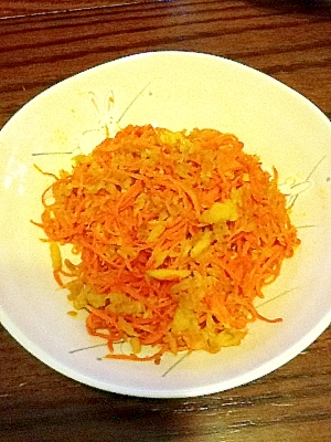 ササッと人参メイン ニンジンシリシリ レシピ 作り方 By Makoto 楽天レシピ