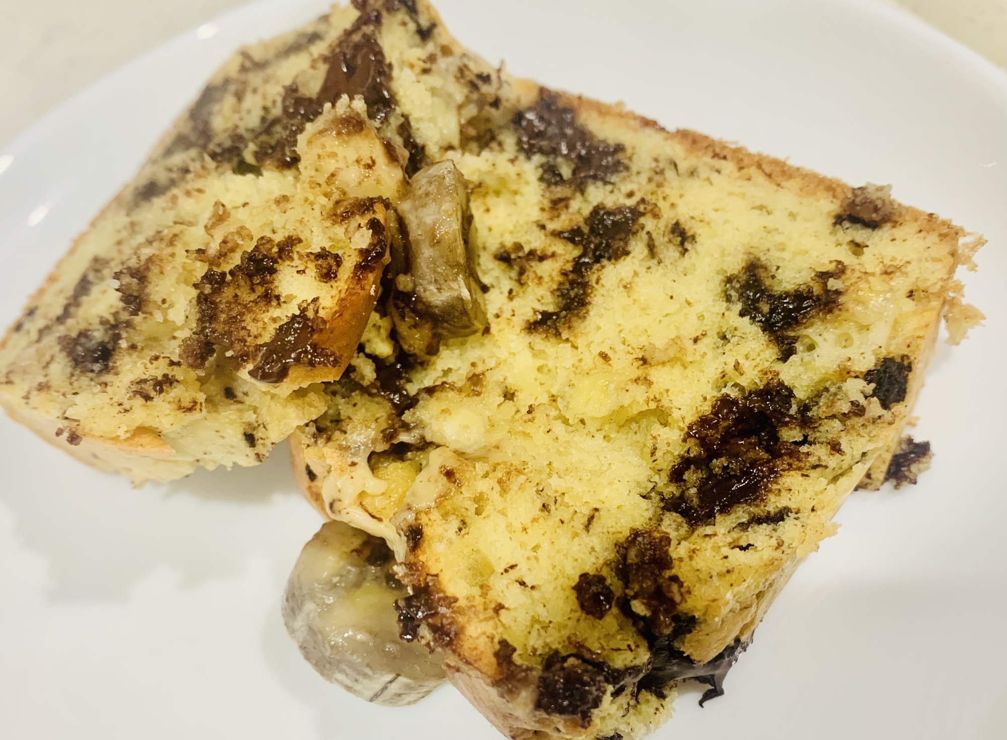 すぐ作れる!チョコバナナパウンドケーキ