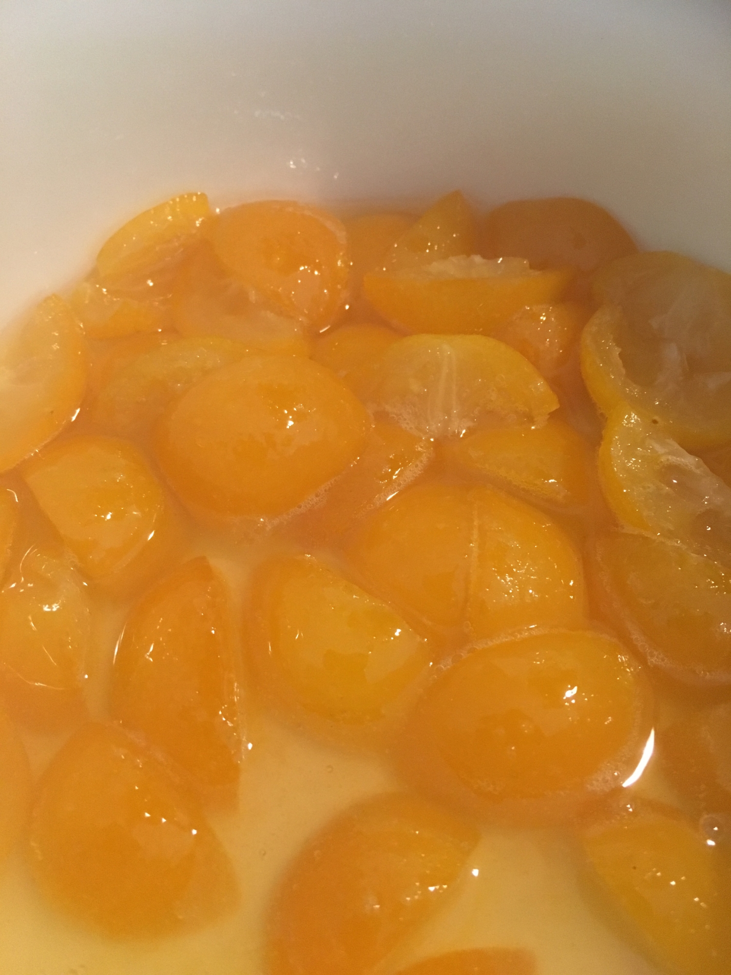 我が家では咳風邪ひいたら!!きんかんハチミツ★