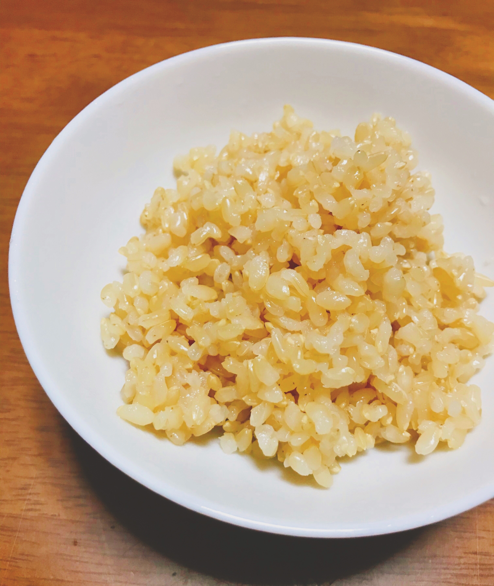 玄米醤油炊き込みご飯