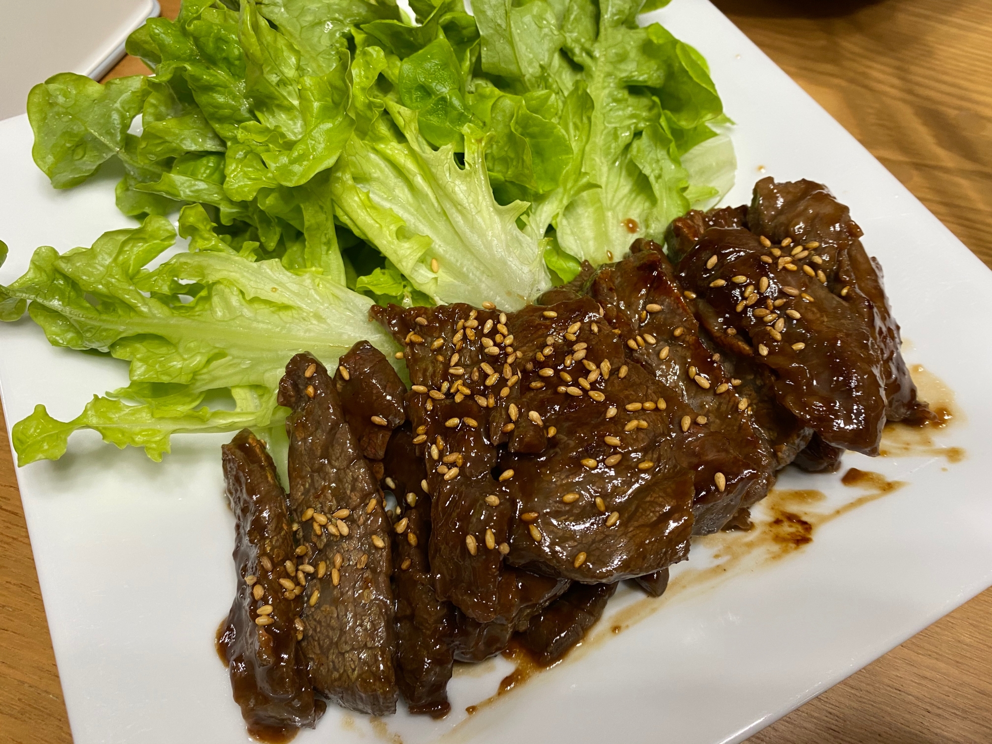 朝つけて焼くだけ☆簡単カルビ焼肉