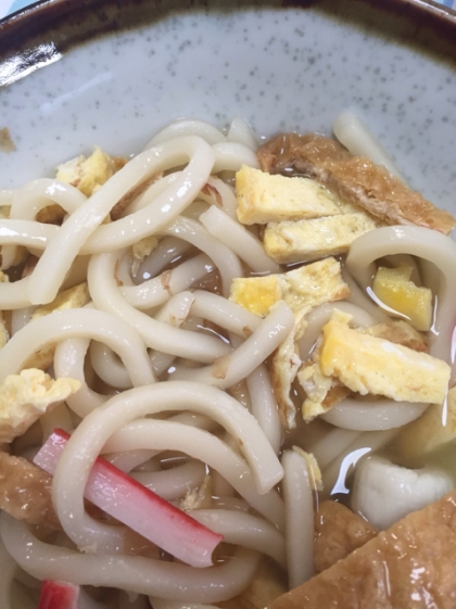 味噌汁の残りでうどん☆