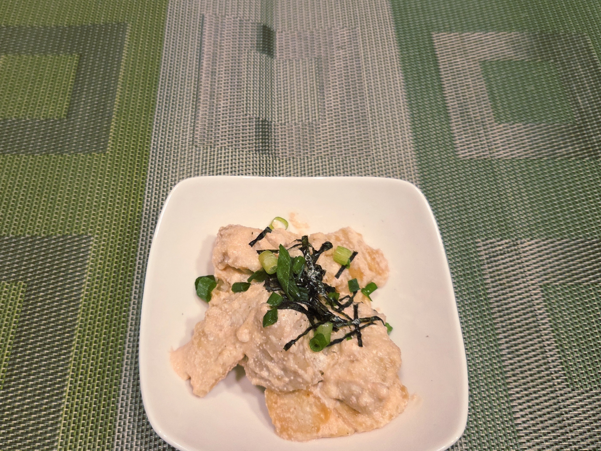 鶏むね肉の たらこマヨネーズソース和え