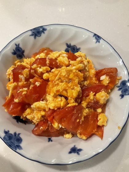 台湾家庭料理『蕃茄炒蛋（ファンチェチャオダン）』