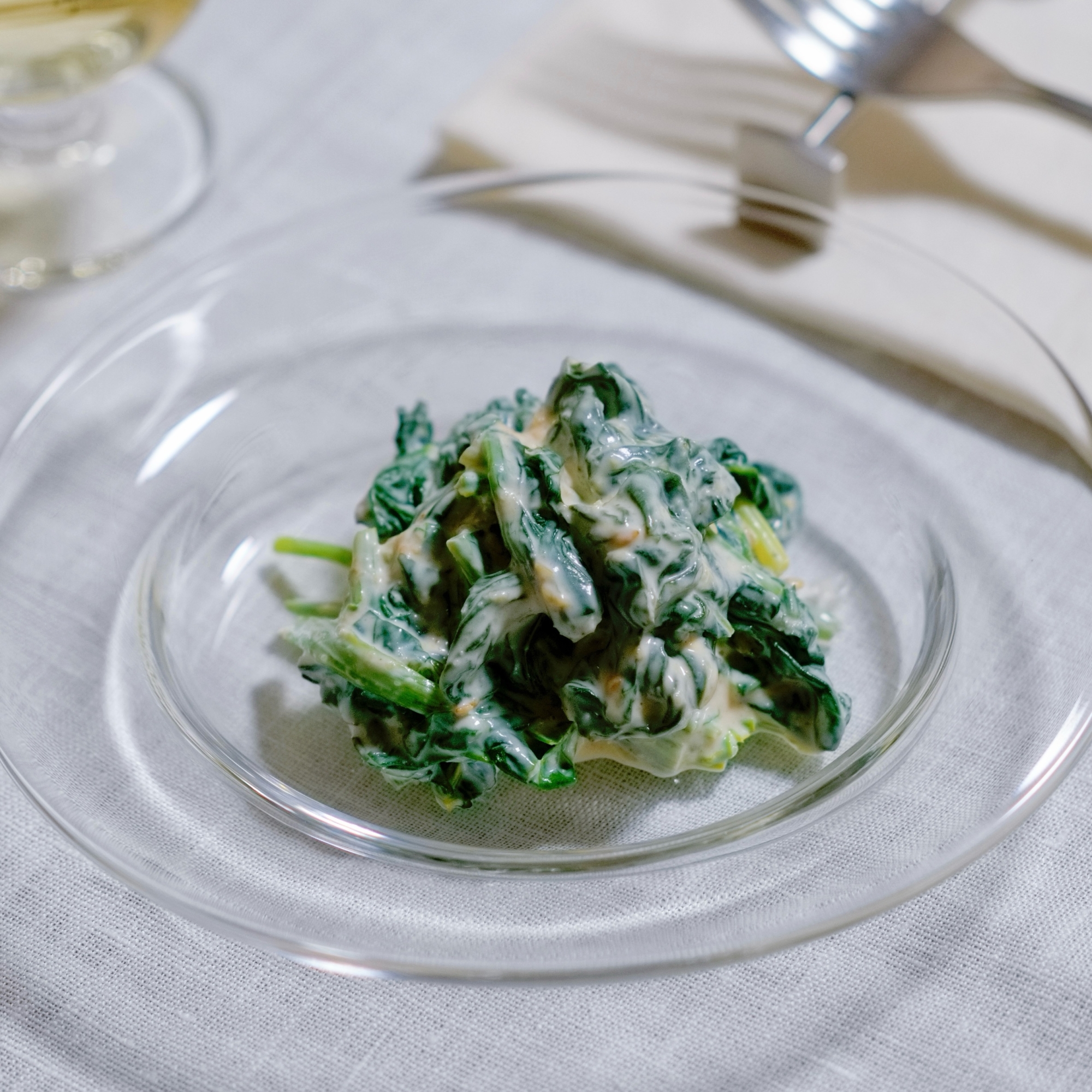 ほうれんそうのギリシャヨーグルトあえ【洋食・副菜】
