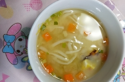 伸び伸びラーメン♪（ゆっくり食べすぎ！！）