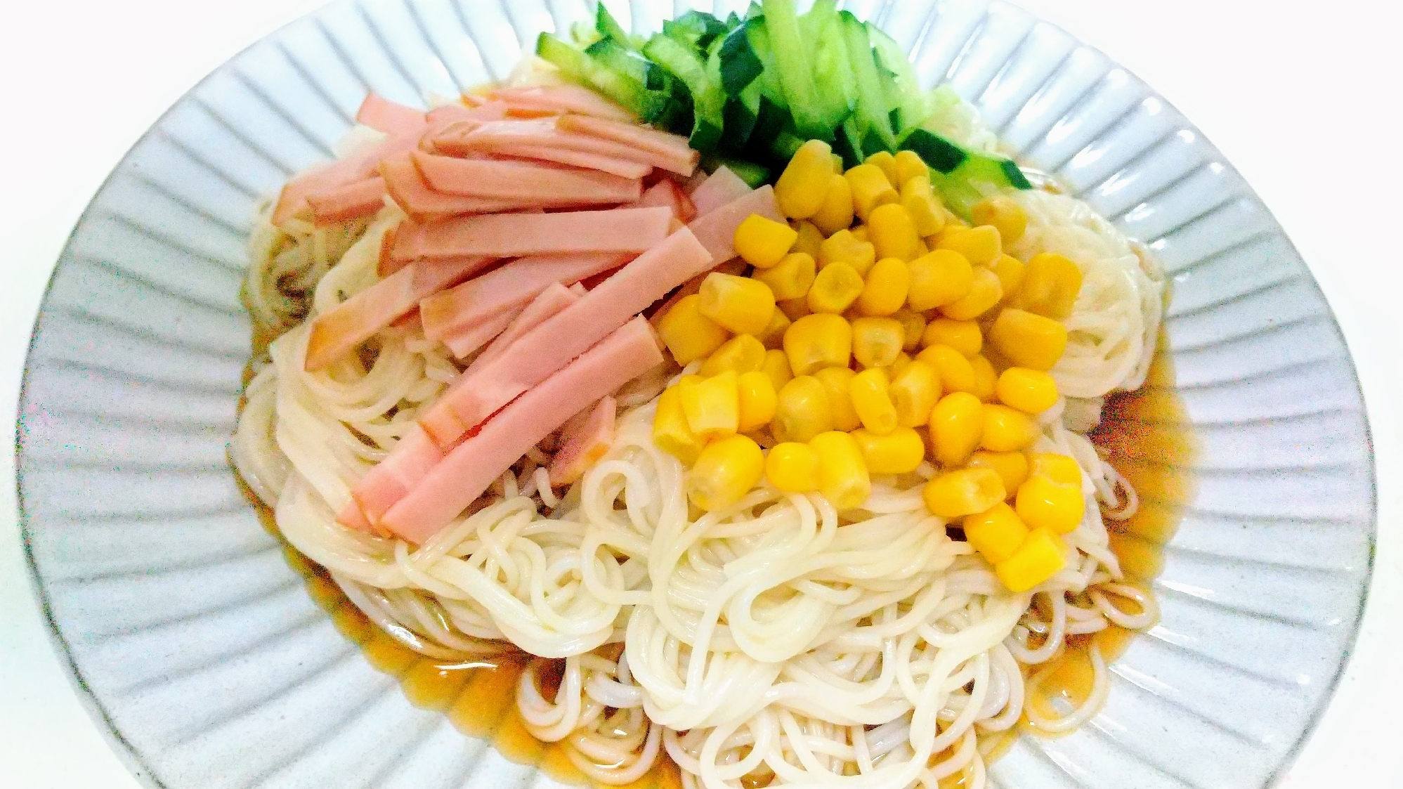 サラダそうめん