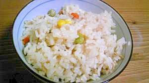 ミックスベジタブルとツナのピラフ レシピ 作り方 By れいらん6425 楽天レシピ
