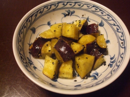 お弁当に入れました（*´▽｀*）
甘くて美味しいです～♪
レンジで簡単なのも良いですね♡また作ります♡