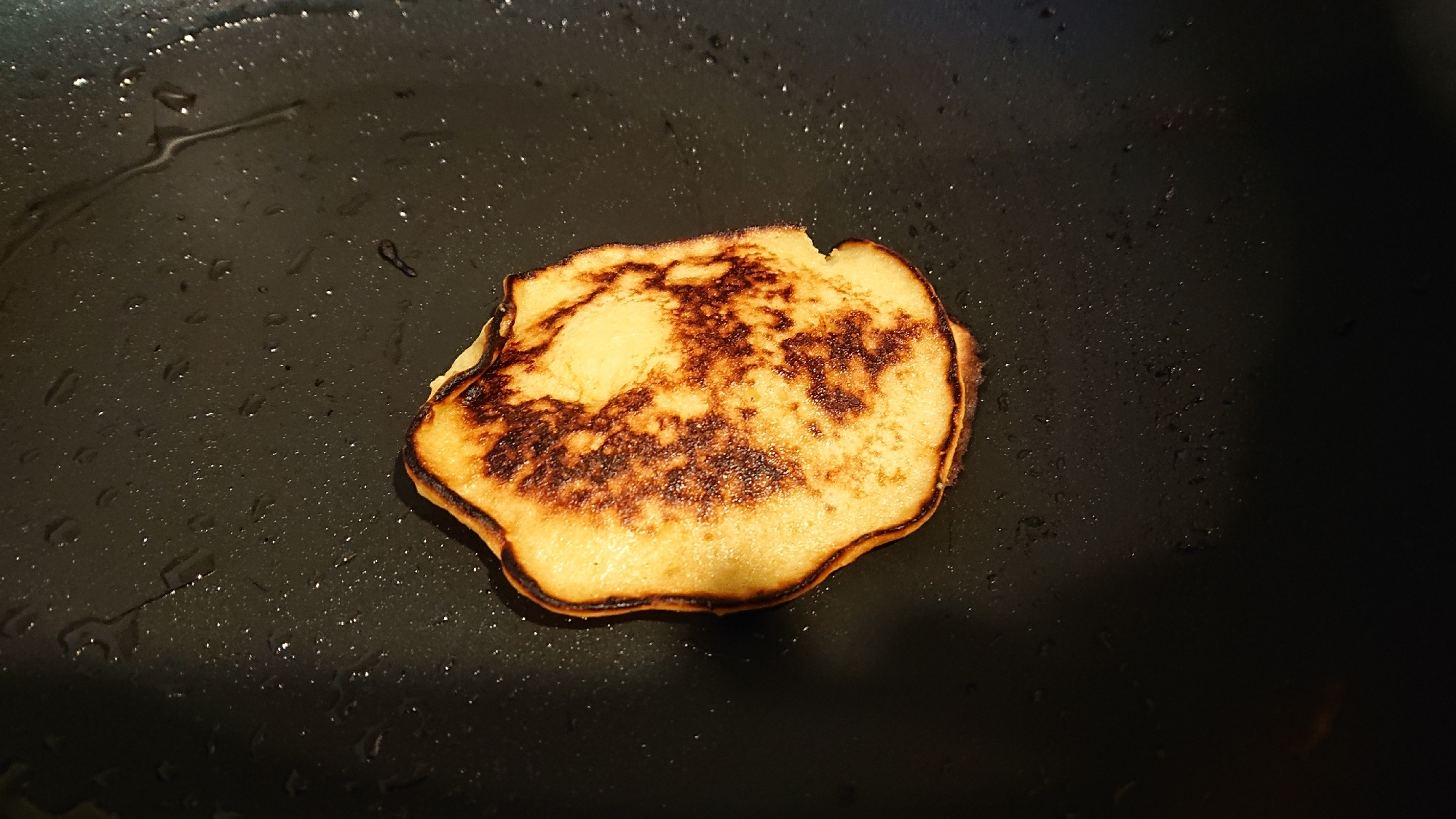 さつまいもバナナ揚げ焼きパンケーキ