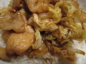 ご飯がすすむキャベツ丼