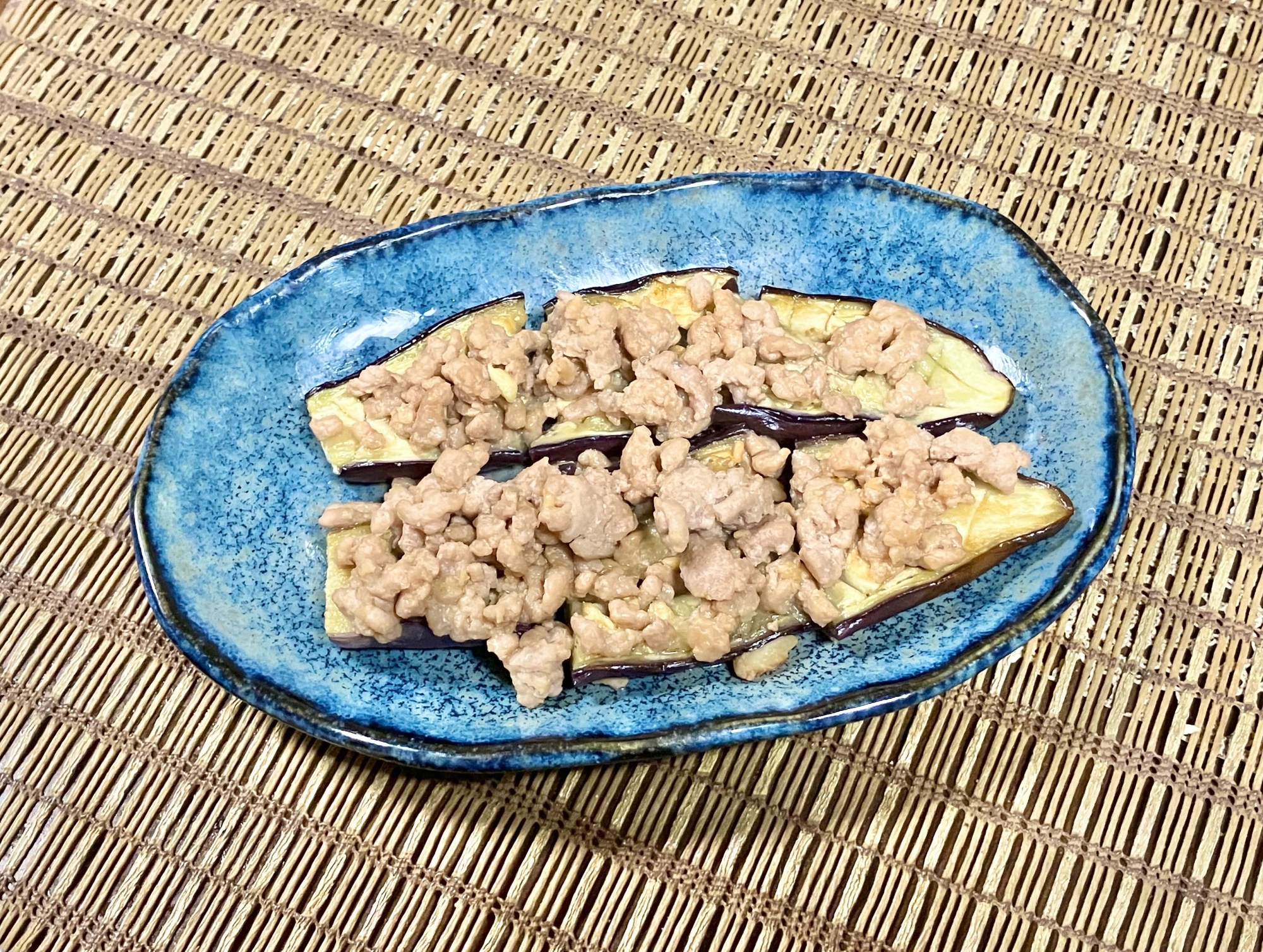 簡単☆茄子の肉味噌のせ