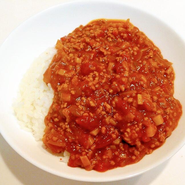 コリコリ感が美味しい☆ごぼう入りキーマカレー