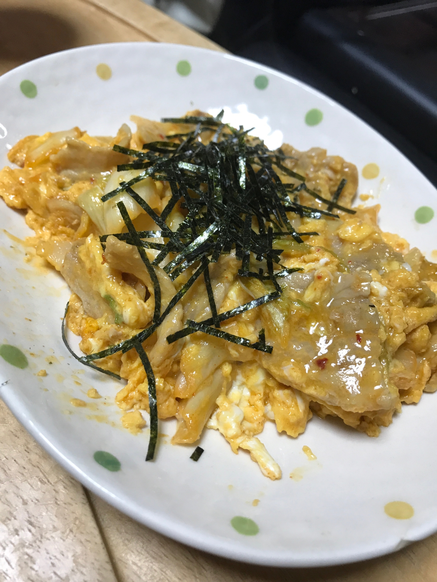 我が家のまろやか豚キムチ！子供も食べれる！