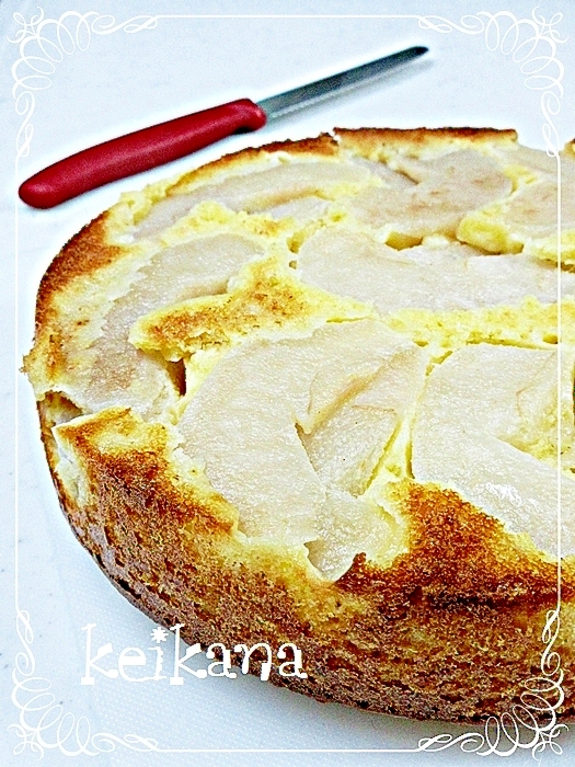 ホットケーキミックスで超簡単 梨のケーキ レシピ 作り方 By keikana 楽天レシピ