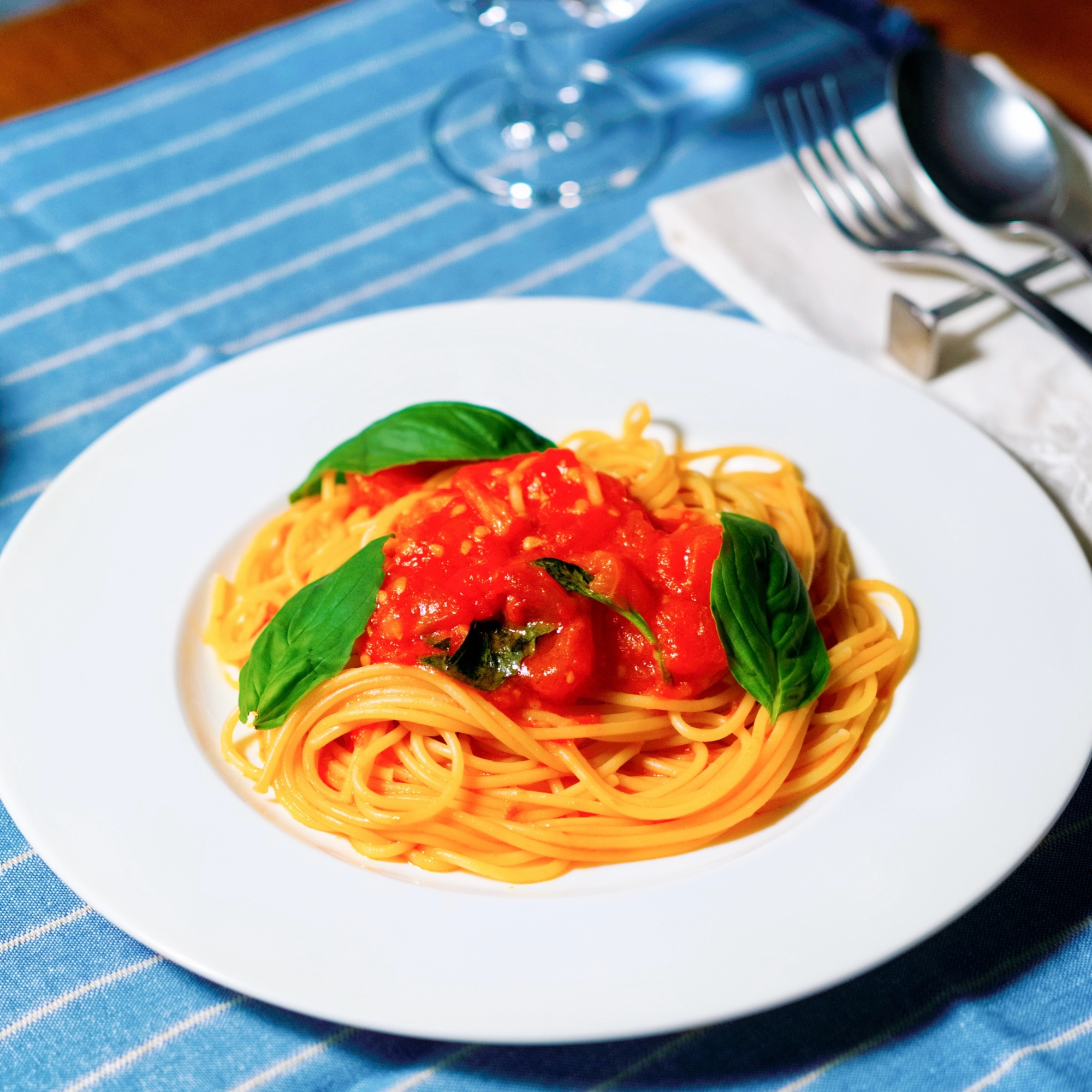 フレッシュトマトのスパゲッティ【洋食・主食】