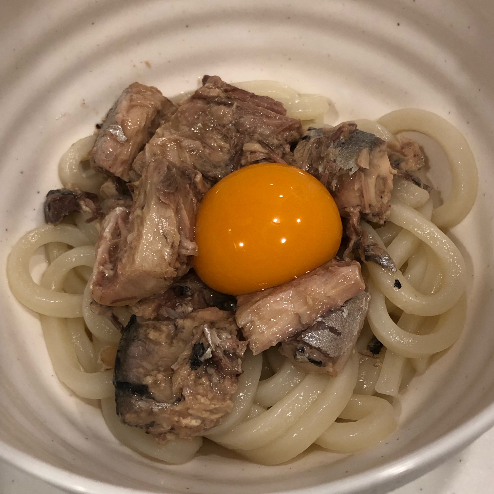 サバ缶うどん