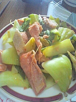 新定番 鮭 チンゲン菜のうま煮 レシピ 作り方 By M And M 楽天レシピ