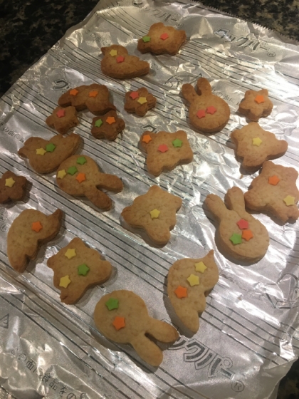 簡単☆卵なし☆子供と一緒に作るクッキー♪