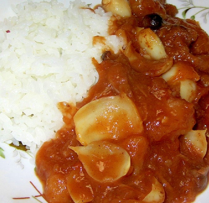 ユリ根入りカレー