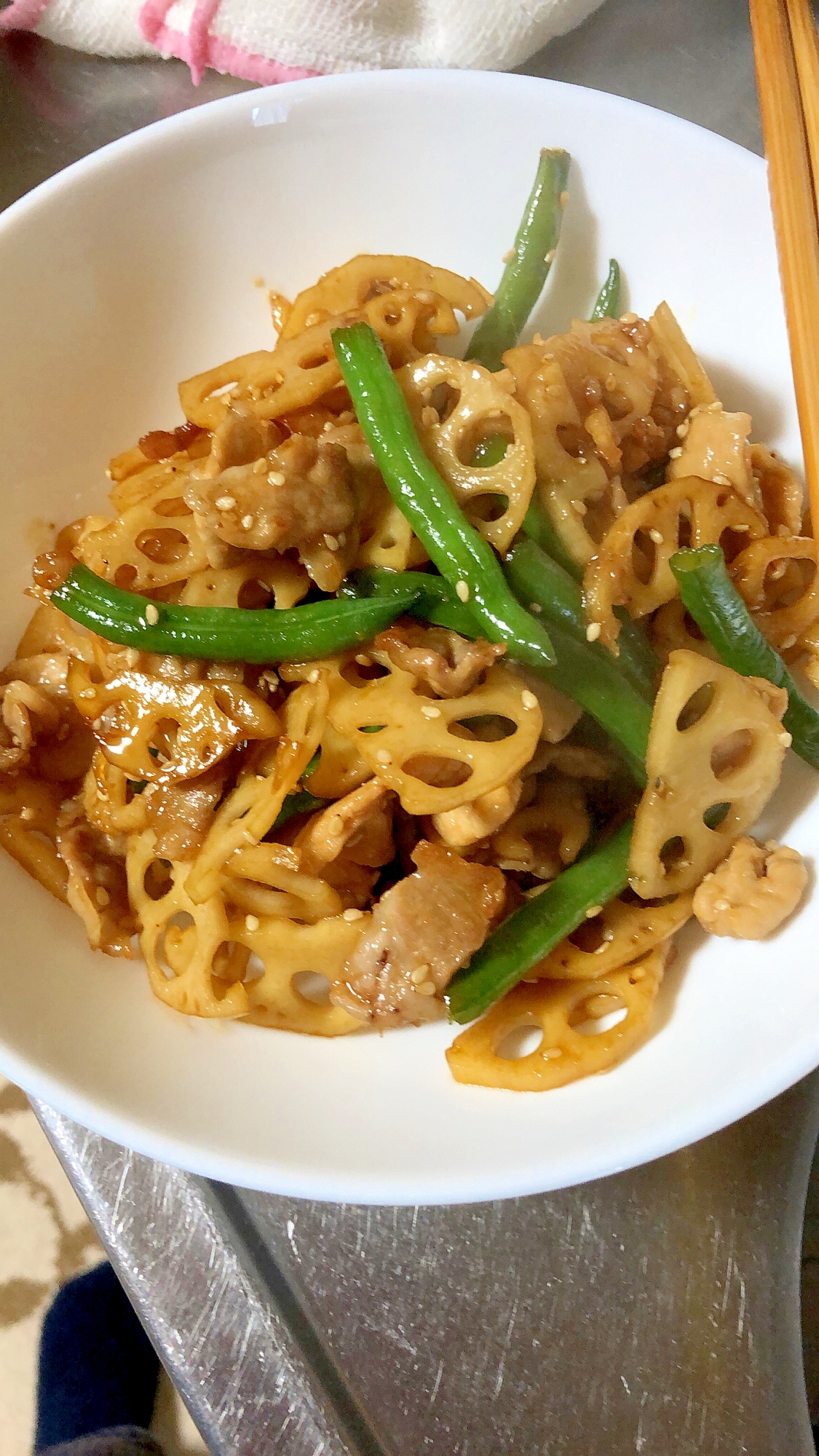 ご飯が進む！レンコンの甘辛炒め