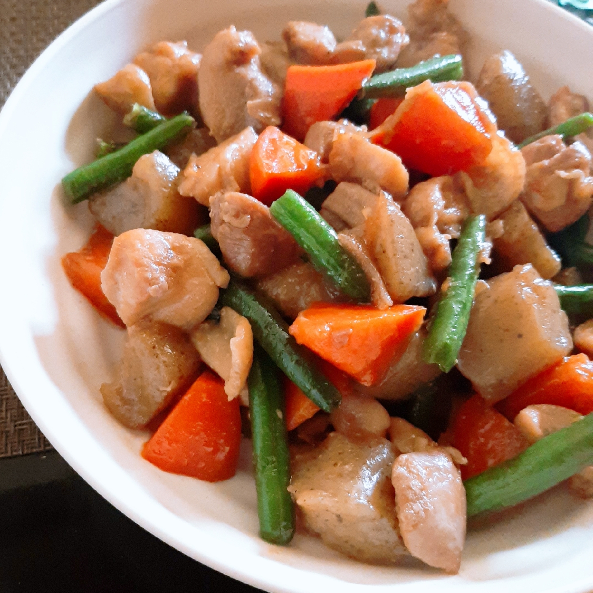 ◎鶏もも肉の生姜香る照り煮(甘辛煮物)