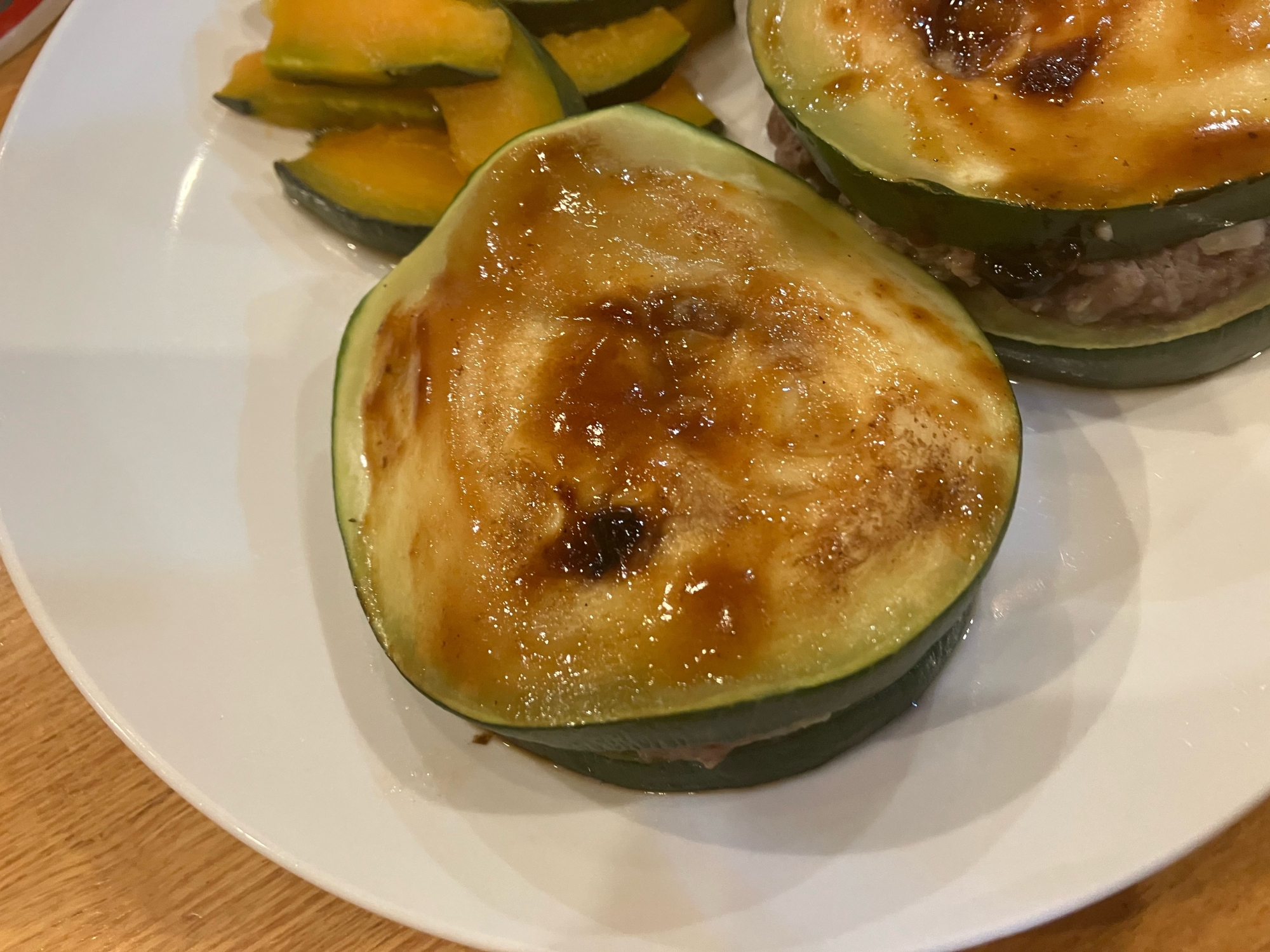 ズッキーニの挟み照り焼き