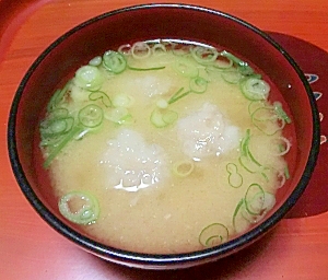 ほっくり♪里芋だんごのお味噌汁