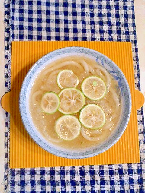 酢橘おろしのうどん レシピ 作り方 By テツオ63 楽天レシピ