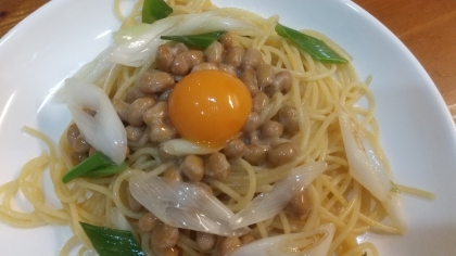 濃厚！納豆パスタ