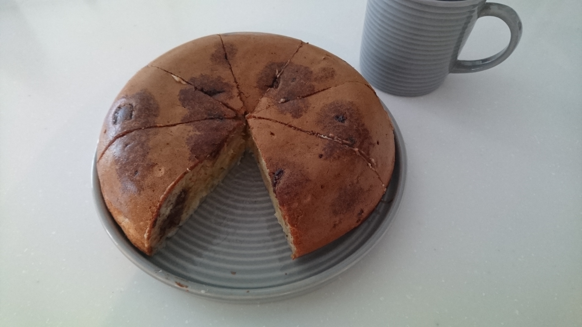 炊飯器でチョコバナナケーキ♪