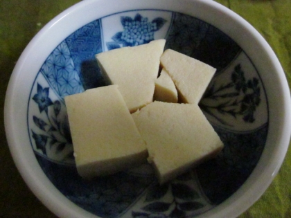 レンジで簡単！高野豆腐