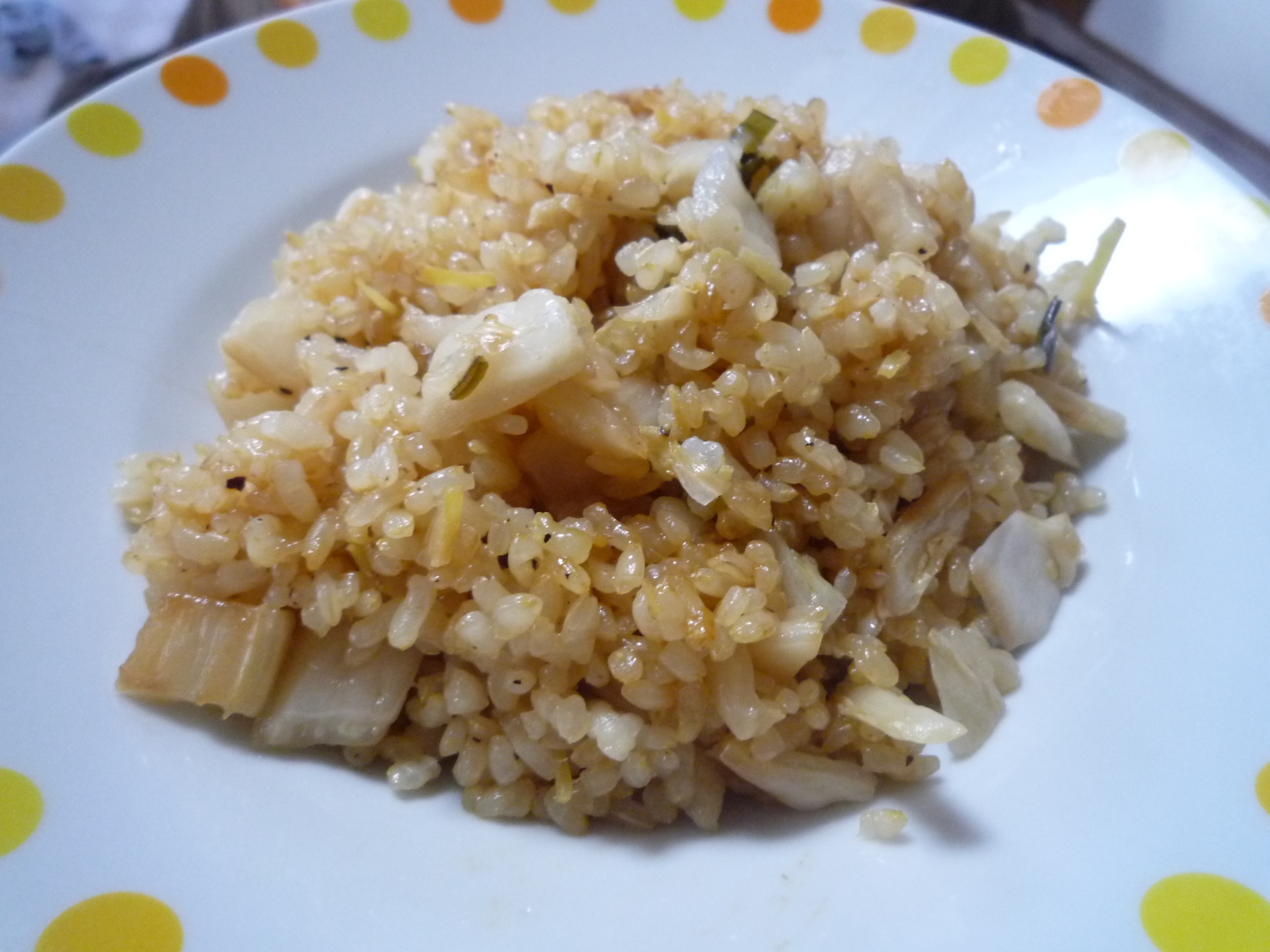 白菜の古漬けチャーハン