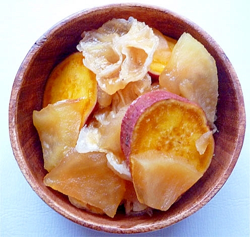 安納芋とりんごのレモン煮