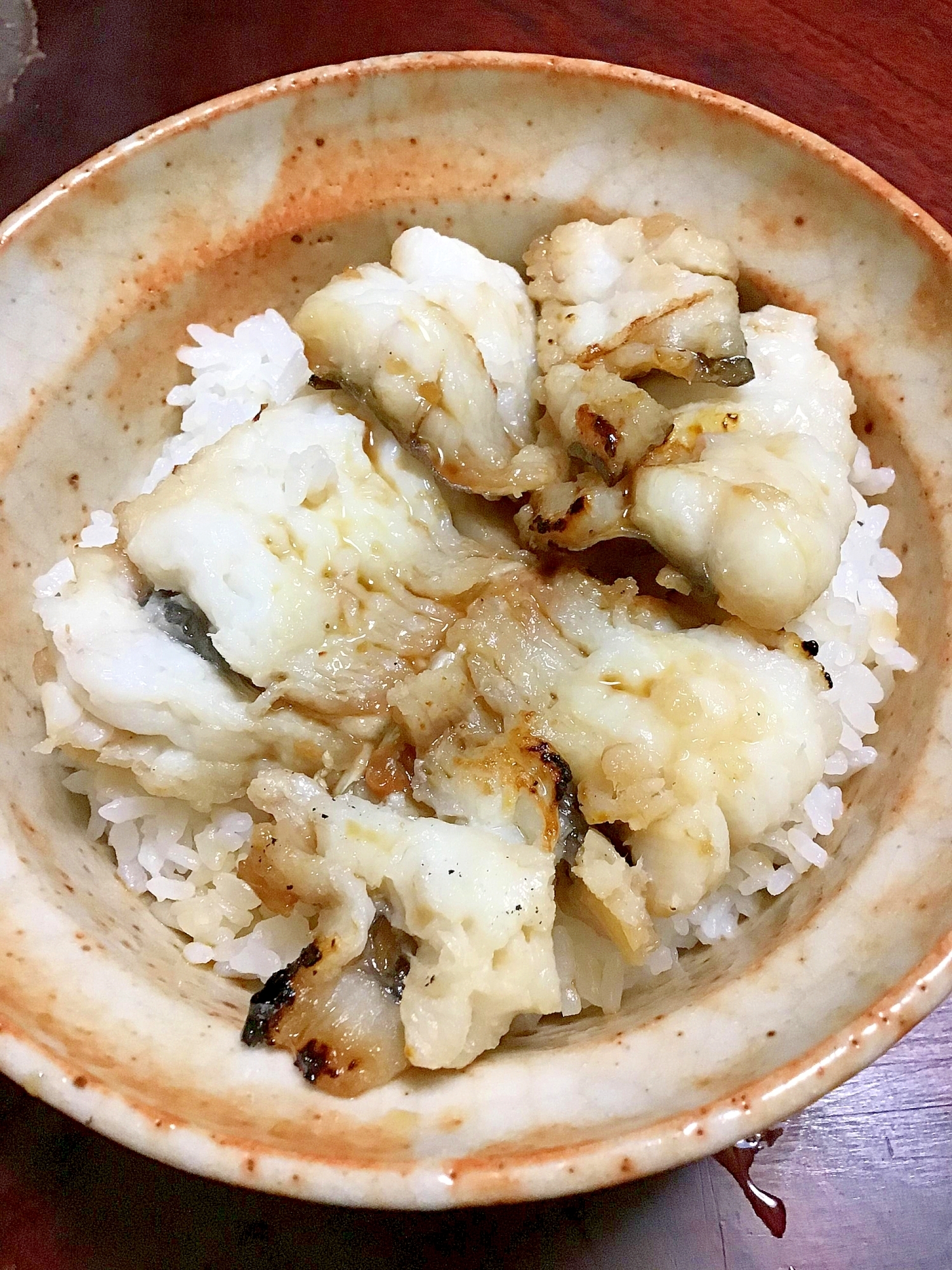 鱧の白焼き丼。