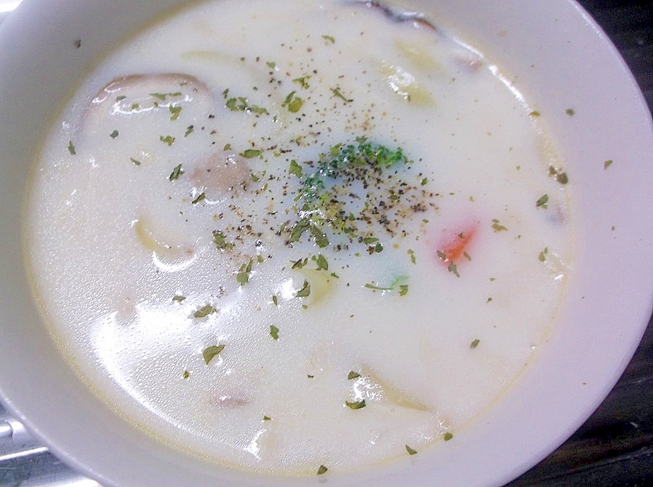 きのこと白菜のミルクスープ レシピ 作り方 By ぷーこ6471 楽天レシピ