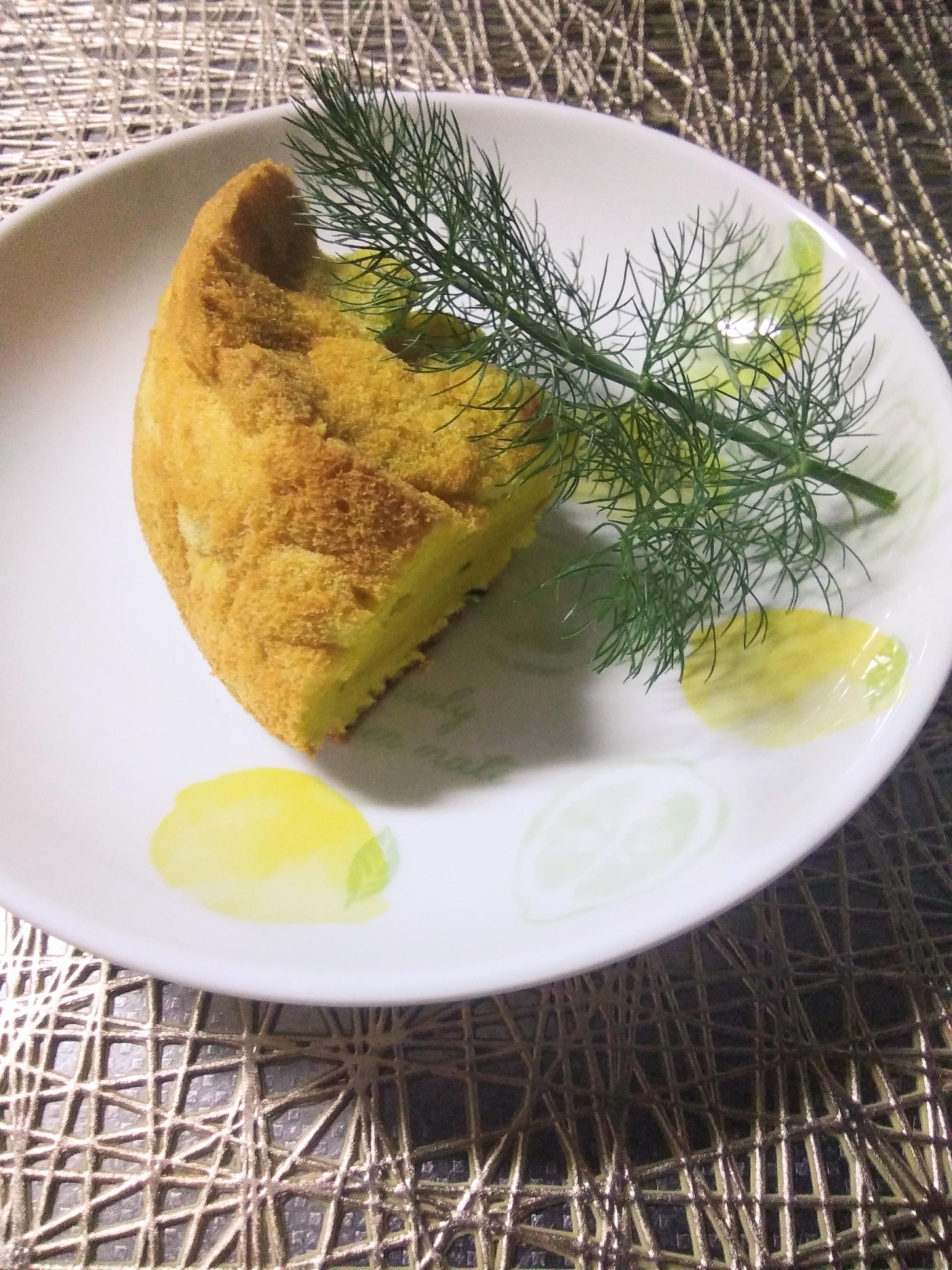 かぼちゃシフォンケーキ