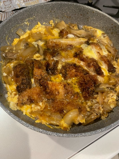 チキンカツ丼美味しかったです！！またやります⭐︎