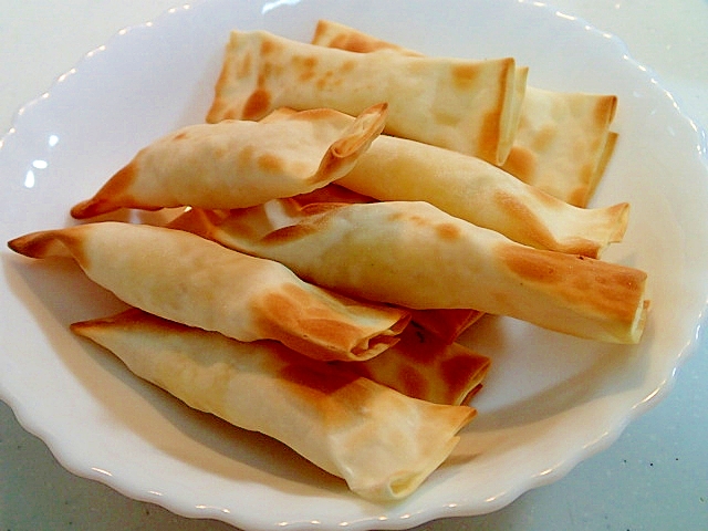 棒餃子の皮でおつまみ　チーズポテト