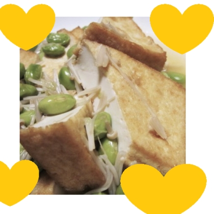 厚揚げのそぼろあん