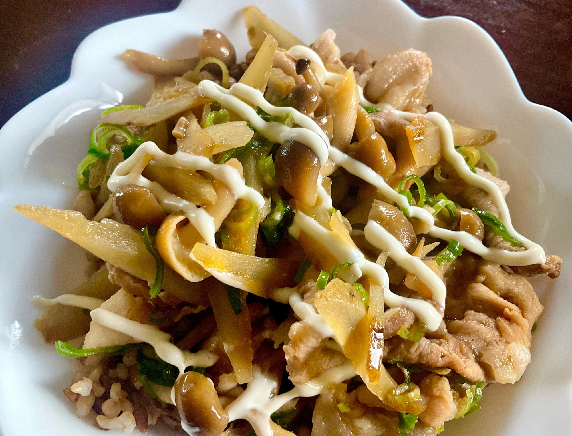 あまーく煮込んだ^o^豚しょうが丼