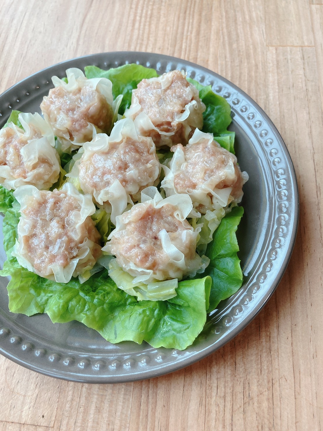 フライパンで簡単☆蒸しシュウマイ