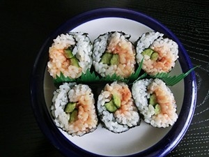 キムチの巻き寿司