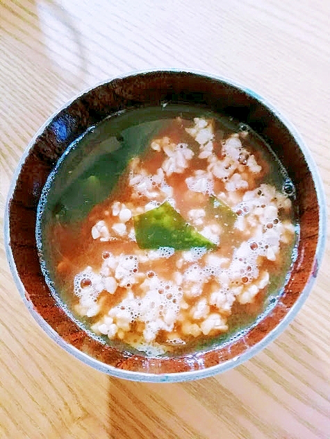 納豆の味噌汁