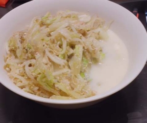 豆乳入り塩ラーメン