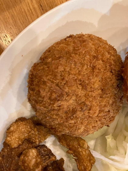【幼児食】キャベツ入りさつまいもコロッケ